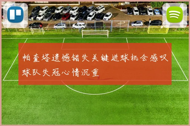 帕奎塔遗憾错失关键进球机会感叹球队失冠心情沉重